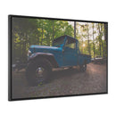 Toyota Land Cruiser FJ45 Artwork Framed Canvas by Alex Cortani