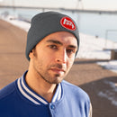 TEQ Toyota White Logo Knitted Embroidered Knit Beanie Toboggan Winter Hat