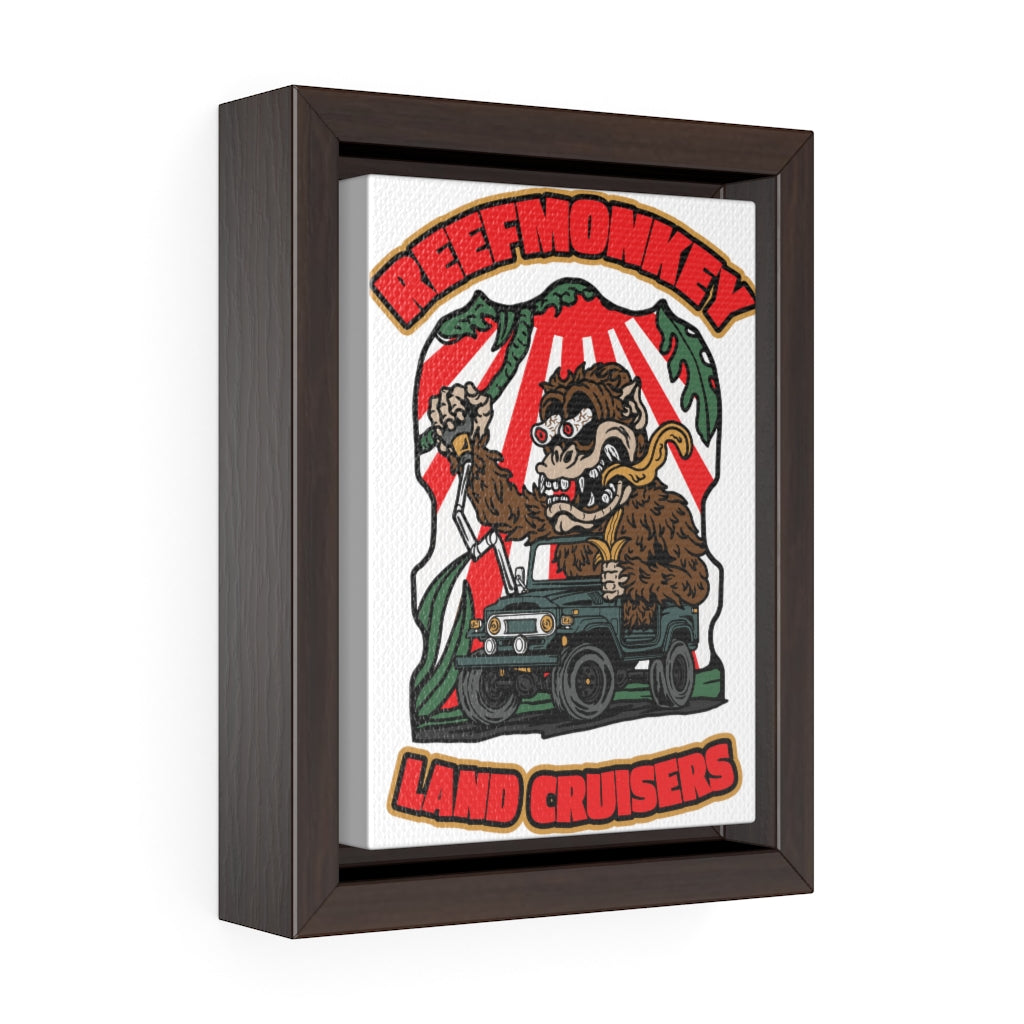 Reefmonkey Rat Fink Style Vertical Framed Premium Gallery Wrap Canvas