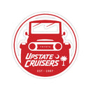 Upstate Cruisers Decal - Land Cruiser Sticker - Reefmonkey