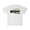 Land Cruiser FJ80/FZJ80 on the back TEQ on the front T shirt by Reefmonkey