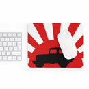 Toyota FJ40 Land Cruiser Mousepad Toyota Land Cruiser FJ40 Mouse Pad Rising Sun Silhouette