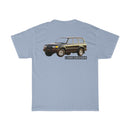 Land Cruiser FJ80/FZJ80 on the back TEQ on the front T shirt by Reefmonkey