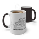 Toyota Land Cruiser FJ40 Color Changing Mug Coffee Cup Color Change Mug By Reefmonkey