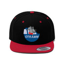 OTRAMM Embroidered Flat Bill Hat Toyota FJ60 Land Cruiser and Dog Embroidered Flat Brim Snapback Hat