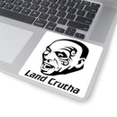 Land Cruiser Mike Tyson Sticker Decal 'Land Crutha' Square Version by Reefmonkey