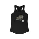 40 Channel FJ40 Land Cruiser Womens Racerback Tank Top - USA Reefmonkey
