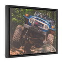 Toyota Land Cruiser FJ40 Artwork Framed Canvas by Alex Cortani