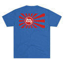 4 Wheel Drive 2 Side FJ40 Toyota Land Cruiser Unisex Tri Blend Tee - Reefmonkey