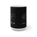 FJ45 Land Cruiser Diagram Color Changing Mug by Reefmonkey