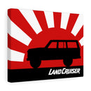 FJ60 Land Cruiser Canvas Gallery Wraps Wall art Rising Sun Silhouette Design Land Cruiser Artwork