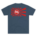 4 Wheel Drive 2 Side FJ40 Toyota Land Cruiser Unisex Tri Blend Tee - Reefmonkey