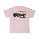 Land Cruiser FJ80/FZJ80 on the back TEQ on the front T shirt by Reefmonkey