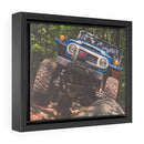 Toyota Land Cruiser FJ40 Artwork Framed Canvas by Alex Cortani