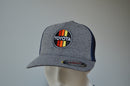 Toyota Fitted Premium Hat - Flexfit Melange Mesh Back Trucker Hat