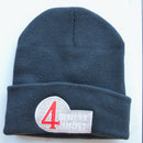 4 Wheel Drive FJ40 Land Cruiser Knitted Embroidered Beanie Toboggan Winter Hat - Reefmonkey