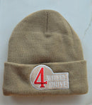 4 Wheel Drive FJ40 Land Cruiser Knitted Embroidered Beanie Toboggan Winter Hat - Reefmonkey