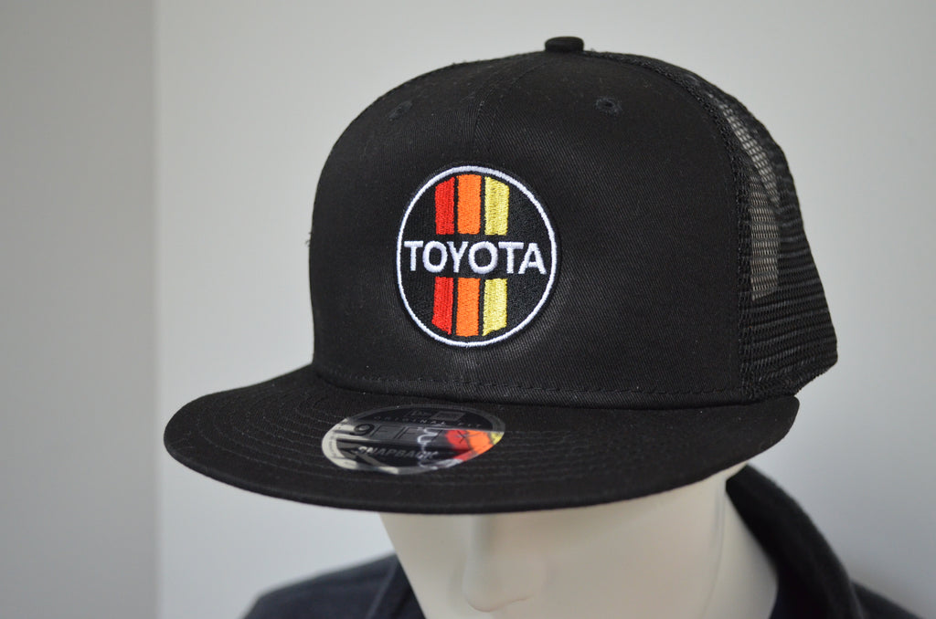 Toyota Teq New Era 9FIFTY Trucker Hat Snap Back Gray/Graphite / 3 Stripe Toyota