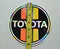 TOYOTA Old School Stripe Logo Decal Sticker - Regular or Holographic