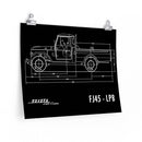 FJ45 Totota Land Cruiser Poster gift for man cave Reefmonkey