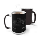 FJ45 Land Cruiser Diagram Color Changing Mug by Reefmonkey