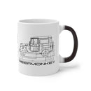 Toyota Land Cruiser FJ40 Color Changing Mug Coffee Cup Color Change Mug By Reefmonkey