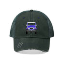 FJ40 Unisex Embroidered Distressed Trucker Hat by Reefmonkey