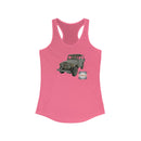 40 Channel FJ40 Land Cruiser Womens Racerback Tank Top - USA Reefmonkey