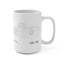 Toyota Land Cruiser FJ45 Coffee Mug 15oz by Reefmonkey