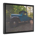 Toyota Land Cruiser FJ45 Artwork Framed Canvas by Alex Cortani