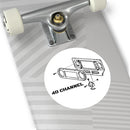 40 Channel Round Vinyl Sticker - USA Reefmonkey