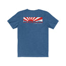 Land Cruiser 40 through 60 series Jersey Short Sleeve Tee Rising Sun FJ40 Gifts by Reefmonkey