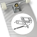 40 Channel Round Vinyl Sticker - USA Reefmonkey