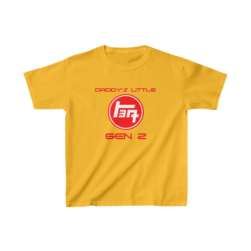 TEQ Toyota - "Daddy's Little GEN2" Kids T shirt by Reefmonkey