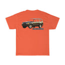 Land Cruiser FJ80/FZJ80 on the back TEQ on the front T shirt by Reefmonkey