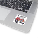 FJ Crooser / FJ Cruiser Kids Art Square Stickers