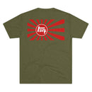 4 Wheel Drive 2 Side FJ40 Toyota Land Cruiser Unisex Tri Blend Tee - Reefmonkey