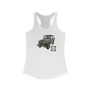 40 Channel FJ40 Land Cruiser Womens Racerback Tank Top - USA Reefmonkey