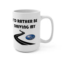 Subaru Coffee Mug 15oz by Reefmonkey I'd Rather Be Driving My Subaru