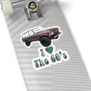 FJ60 'I Love the 60's' Retro Toyota Land Cruiser Sticker by Reefmonkey