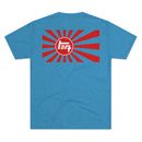 4 Wheel Drive 2 Side FJ40 Toyota Land Cruiser Unisex Tri Blend Tee - Reefmonkey