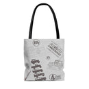 Land Cruiser Gray AOP Tote Bag by Reefmonkey