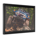 Toyota Land Cruiser FJ40 Artwork Framed Canvas by Alex Cortani