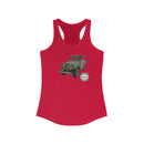 40 Channel FJ40 Land Cruiser Womens Racerback Tank Top - USA Reefmonkey