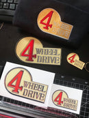 4 Wheel Drive FJ40 Toyota Land Cruiser Sticker 4WD Decal