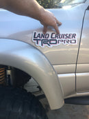 Land Cruiser TRD PRO Decal Trdpro XL sticker