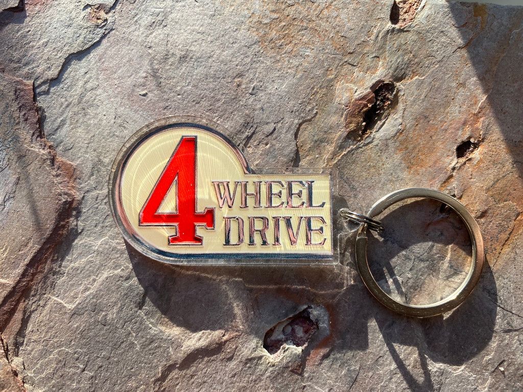 4WD 4 Wheel Drive FJ40 Keychain