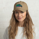FJ40 Land Cruiser Hat Premium Embroidered Unstructured Hat Land Cruiser Green Version by Reefmonkey Artist Brody Plourde