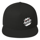 Angry Monkey Puffy Embroidery Snapback flat brim hat by Reefmonkey