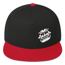 Angry Monkey Puffy Embroidery Snapback flat brim hat by Reefmonkey